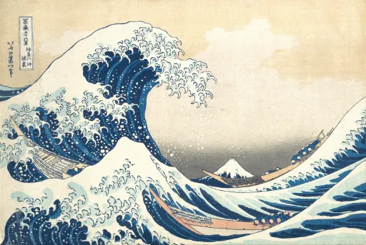 The Great Wave artwork shown as a CBZ comic cover
