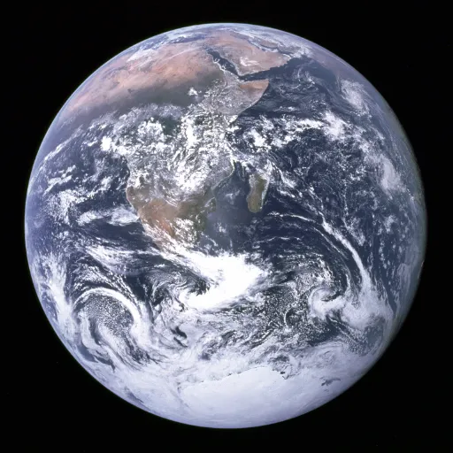 Cover art of Earth from space, pulled from an EPUB ebook