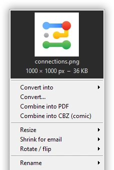 The SageThumbs 2K right-click context menu in Windows Explorer